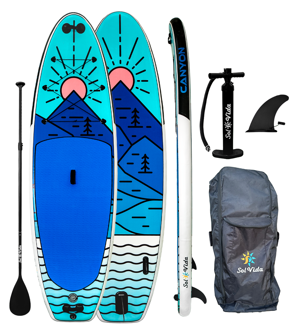 GrandSol Canyon 11'4" Inflatable Paddle Board – Complete Package