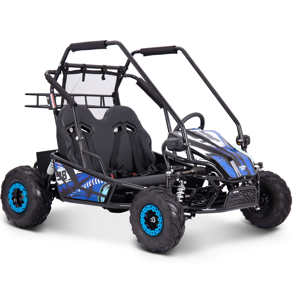 60V 2000W Electric 2-Seater Go Kart for Kids & Adults