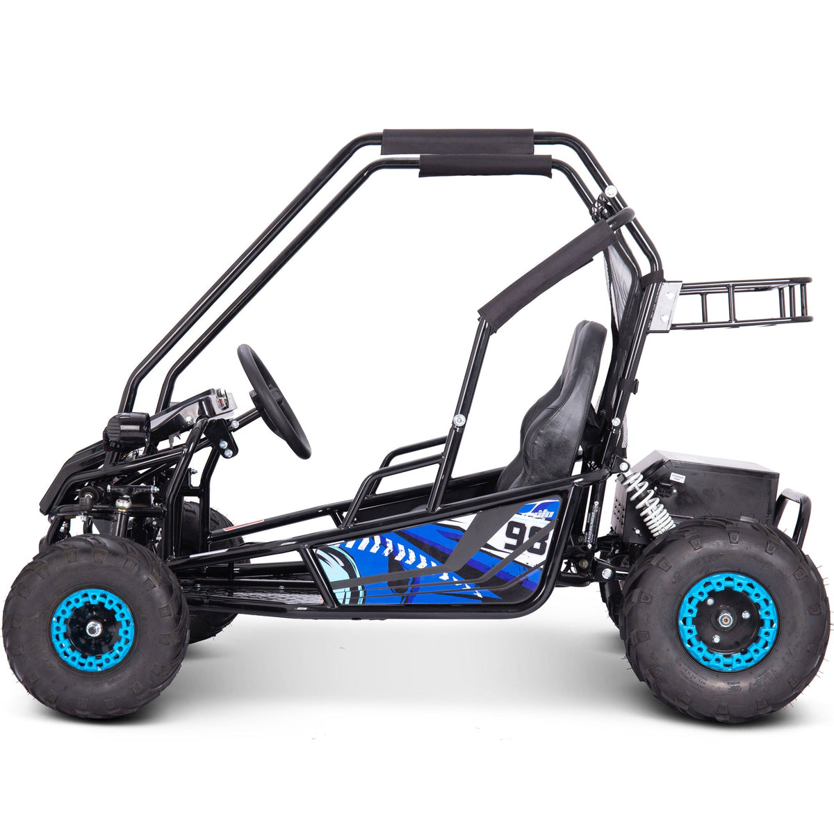 60V 2000W Electric 2-Seater Go Kart for Kids & Adults