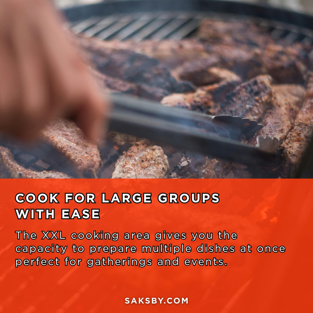 Primo Oval XXL Black Ceramic Kamado Charcoal Grill [PGCXXLH]