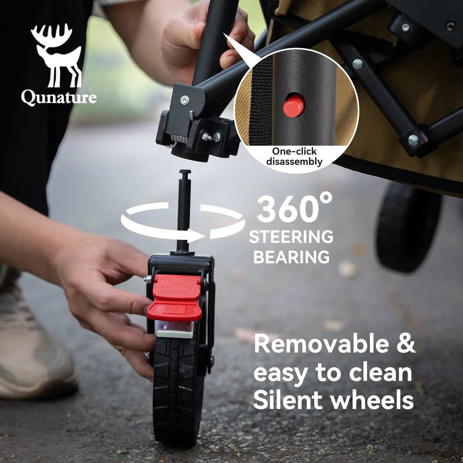 220lbs Foldable Utility Wagon